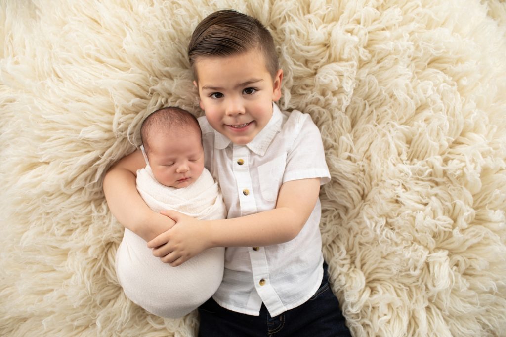 newborn and sibling portraits | Ellicott City Newborn Photographer