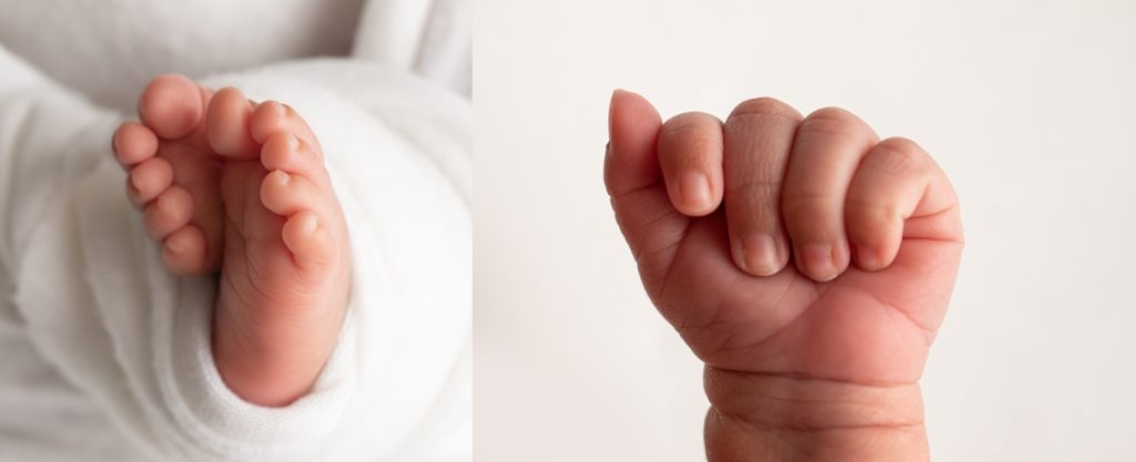newborn toes and fingers