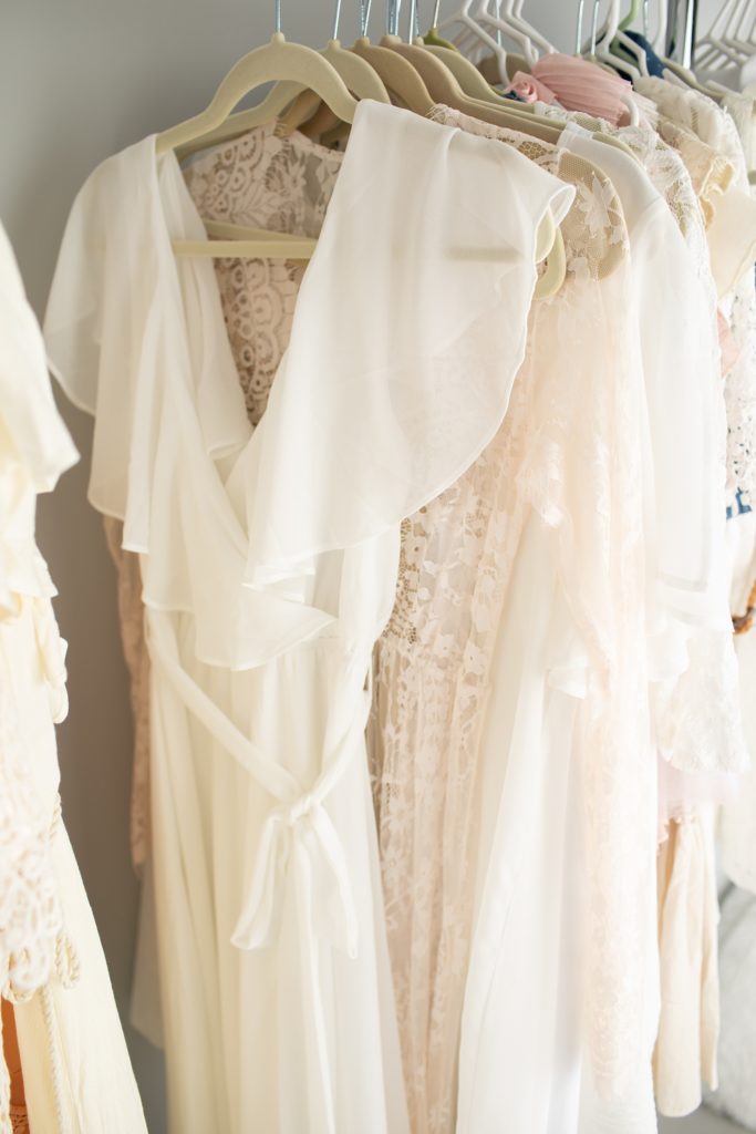 womens dresses in client closet